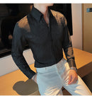 Camisa Social Slim Fit Masculina Premium-BR004