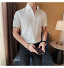 Camisa Social Slim Fit Masculina - Essencial Estilo:BR002