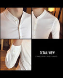 Camisa Social Slim Fit Masculina Premium-BR003