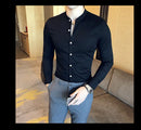 Camisa Social Slim Fit Masculina Premium-BR003