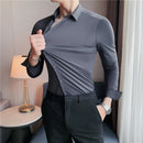Camisa Social Slim Fit Masculina Premium-BR005