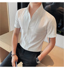 Camisa Social Slim Fit Masculina - Essencial Estilo:BR002
