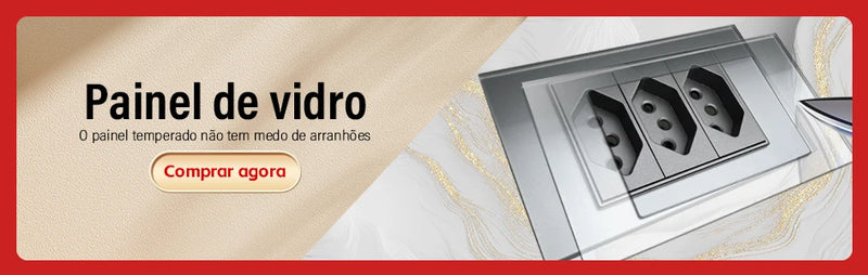 DELEFU Cinza Painel PC Brasil Standard Outlet Duplo USB Tipo C Parede Power Sock
