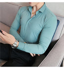 Camisa Social Slim Fit Masculina Premium-BR005
