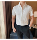 Camisa Social Slim Fit Masculina - Essencial Estilo:BR002
