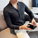 Camisa Social Slim Fit Masculina Premium-BR002