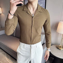 Camisa Social Slim Fit Masculina Premium-BR002