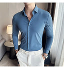 Camisa Social Slim Fit Masculina Premium-BR005