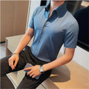 Camisa Social Slim Fit Masculina - Essencial Estilo:BR002