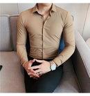 Camisa Social Slim Fit Masculina Premium-BR005
