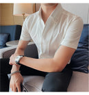 Camisa Social Slim Fit Masculina - Essencial Estilo:BR002