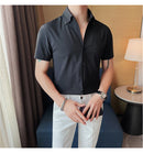 Camisa Social Slim Fit Masculina - Essencial Estilo:BR002