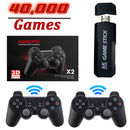 Super Game Stick Retrô - 40.000 jogos + 2 Controles
